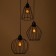 Bayerlux lamp "Batista" 3x40W E27 Black 37x37x90cm