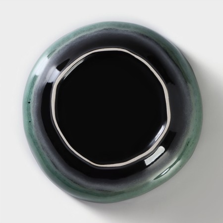 Porcelain plate Verde Notte, 1 L, D = 21.5 cm-3