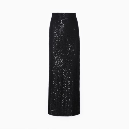 Women's skirt from sequet Mist, p. 42, black-3