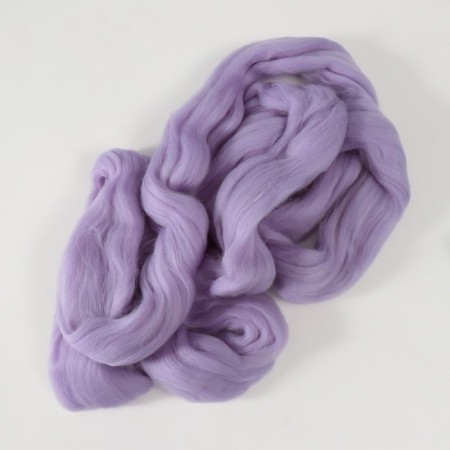 Fasting wool 100% half -toned wool 50 g (072 lavender)-1