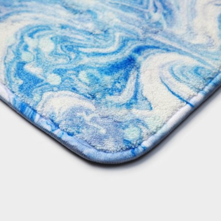 Bath and toilet mat “Heavenly”, 40 × 60 cm, blue color-3