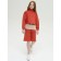 Sweatshirt for girls, height 116 cm, terracotta color