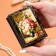 Casket "Bouquet of Piones in a Vase", 7.5x10 cm, lacquer miniature