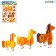 3D designer "Funny animals, horses"