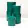 A set of round boxes 5 in 1 gloss emerald, 20*20.19*19.18*18,16*16,15*15