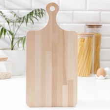 Board cutting dile, 40 × 20 × 1.2 cm, with a pen, birch