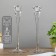 Glass Glass for 1 candle "glass" set 2 pcs transparent 29x10.7x10.7 cm