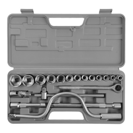 Set of end heads Ermak 736-566, with pages, 1/2 ", 10 - 32 mm, 19 items-1