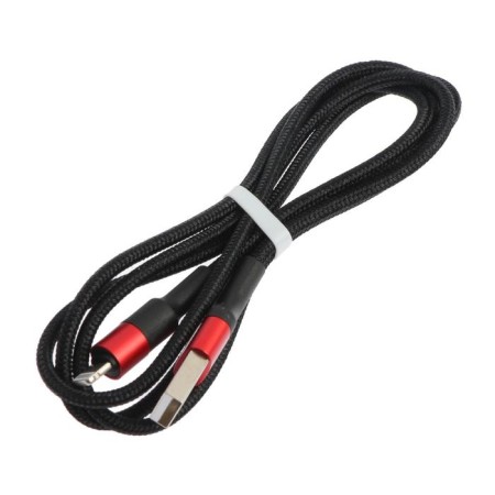 Hoco X26, Lightning cable - USB, 2 A, 1 m, black and red-2