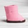 Boots with lapels for dolls, sole length: 7.5 cm., Pink color