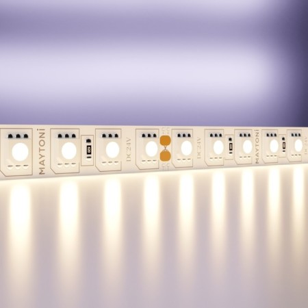 Maytoni Led Strip 20022, 24V, 5 m, IP20, 5050, 21 W/m, 10x2, 3000k, monochrome