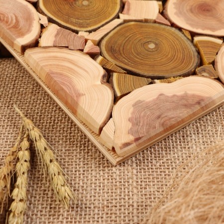 Hot stand, 20 x 20 cm, mix of wood-1