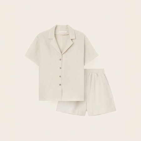 Female suit (shirt and shorts) SL Home p. S, milk-8