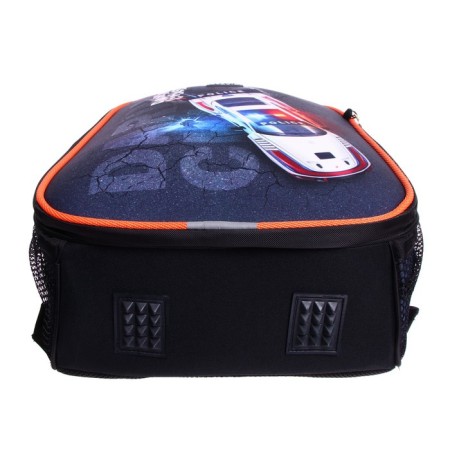 School frame backpack 38 x 30 x 16 cm, ergonomic back, Stavia Police-6