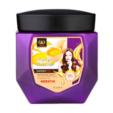 Hair mask, smoothness, shine and softness, with egg extract and keratin, 550 g