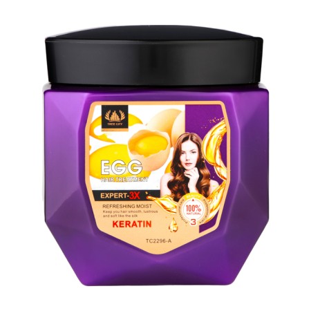 Hair mask, smoothness, shine and softness, with egg extract and keratin, 550 g