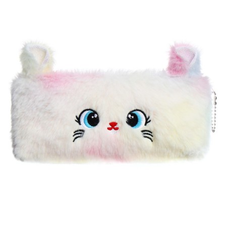 Penal School fur on the zipper Calligrata "Mouse", mix-12