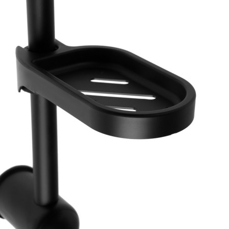 The shower system Zein Z1014, tropical and hand watering can, 2 hoses, soap dish, black-11