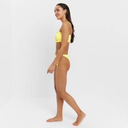 Women's swimsuit with a top bando minku yellow color, size 44-1