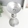 Summary of Metal for 1 candle "elegant" silver 38x13x13 cm