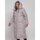 Coat insulated winter female, size 46, color gray