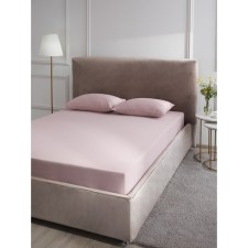 Простыня на резинке Guten Morgen Sakura, трикотаж, размер 90х200х20 см, цвет розовый