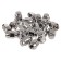 Nut of SkyWay cone, M12x1.25 closed 35mm, key 21mm, chromium, set 20 pcs