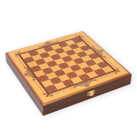 Wooden chess "Golden Classic" 30 x 30 cm, board game, King H-8 cm-5