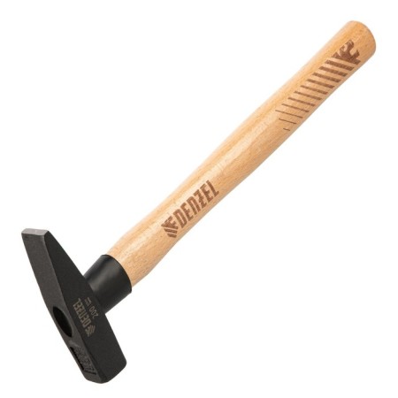 Denzel 10426 locksmith hammer, forged square fighter, bean handle, 200 g