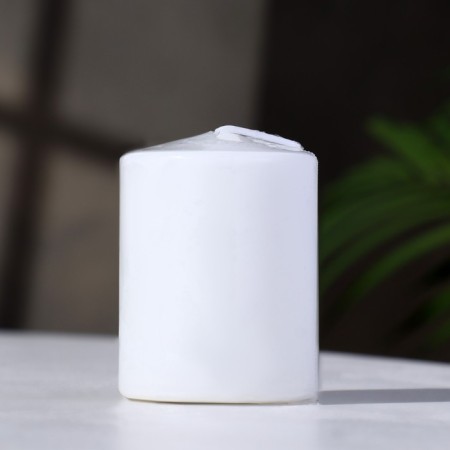Candle - Aromatic "Jasmine" cylinder, 5.6x8 cm-1