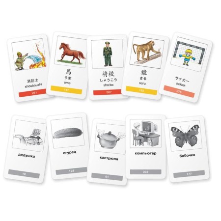 Thematic cards. My first Japanese words. 333 cards for memorization-2
