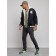 Male bomber, size 48, black color