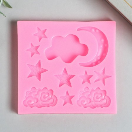 Mold Silicon "Sky" 11 objects 0.9x8.2x8.6 cm