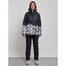 Ski suit female, size 50, black color
