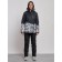 Ski suit female, size 50, black color