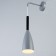 Bra "drop" E27 40W gray 10x10x35-135cm