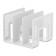 Vertical paper tray, 3 compartments, Erichkrause Classic, White