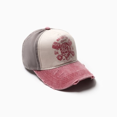 Menku male cap "Motorcycler", brown color, size 56-58-5