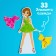 Magnetic game "Seasons" with clothes