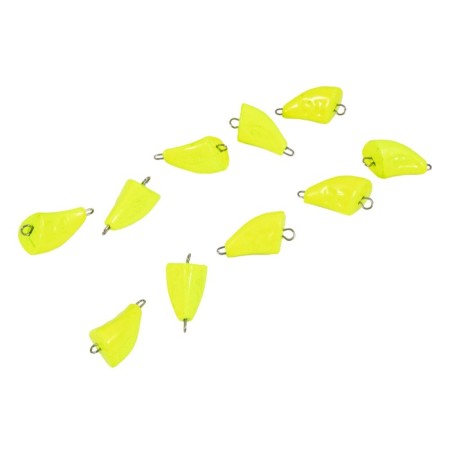 Cargo bullet-excentric painted pissy Yaman 10 pcs., 24 g, yellow-3