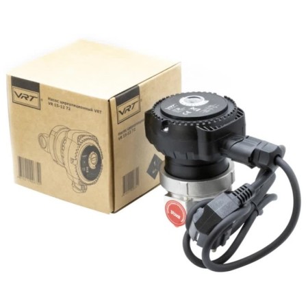 Circulation pump vRT vr.15-12.72, 9 watts, pressure 12 m, 8 l/min, cable 1.2 m, for DIS-7