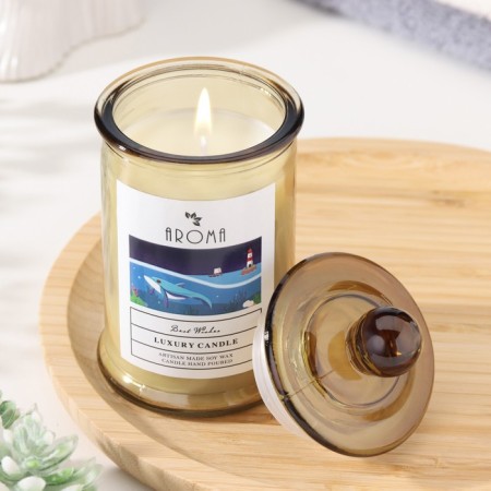 Aromatic candle in the Bank "Eucalypt", 40 hours, 95 gr, in the box-1