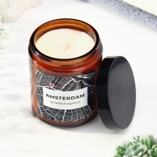 Aromatic candle in the bank 