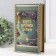 Safe-book wood to the leatherette "Map of the ancient Earth" embossing 21x13x5 cm