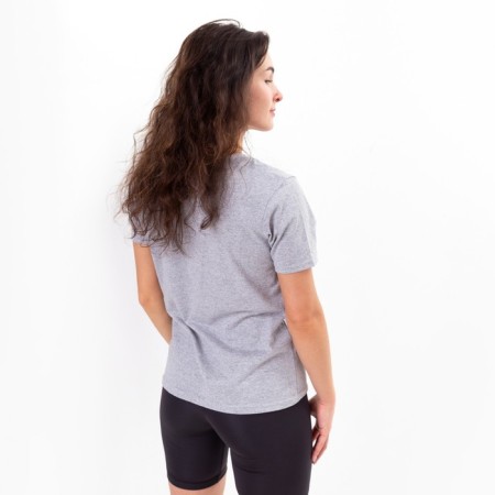 Women's T-shirt, color light gray melange, a ha ha, size 50-3
