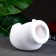 Figure pot "Amphora" white, 21x14x12 cm