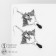 Earrings "bats with chains", color black silver