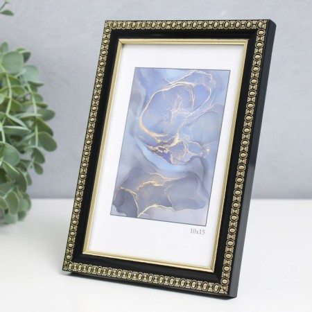 Photo frame Plastic "Kame" 10x15 cm, black-1