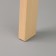 Coffee table "Bruges", d = 45 cm, height 47 cm, white color - natural pine