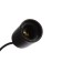 Cartridge E27 in Home, silicone, with a cord 1 m, black